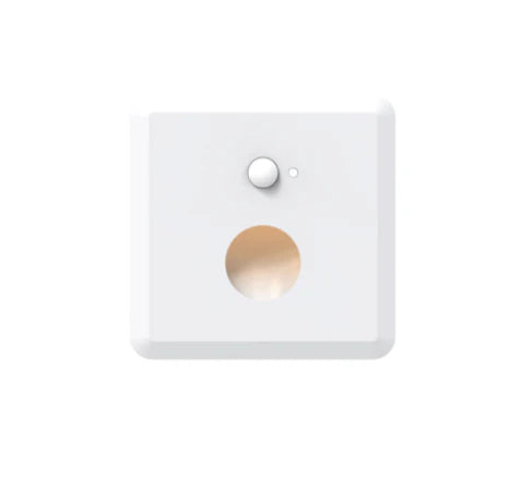 NSG Glight PIR & Daylight Sensor Step Light 3W IP44 Round 3000K Non Dim Black Driver Inclued