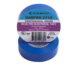 CABAC T030051BL TAPE20BL Tape pvc 20mt Blue