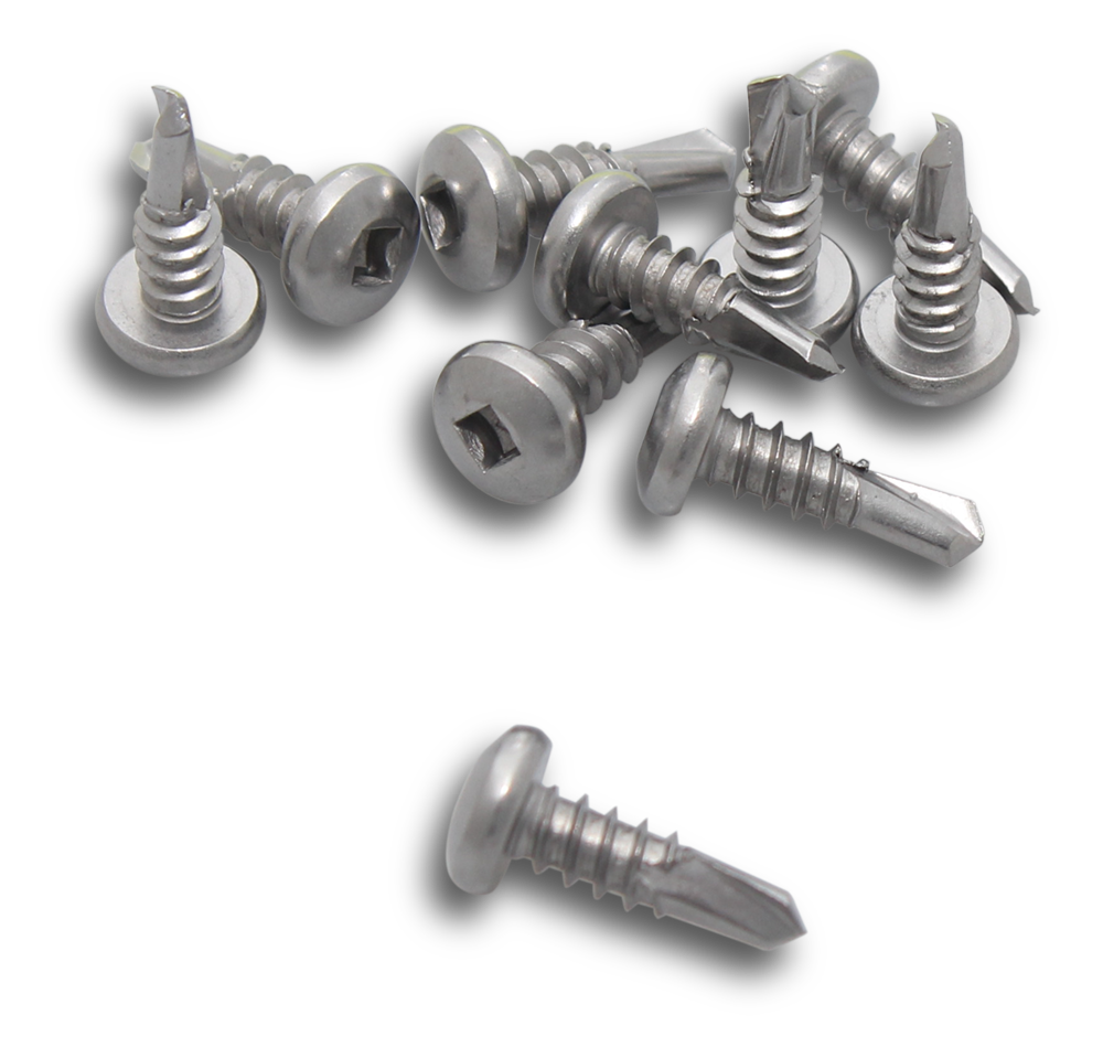 Elmark Tek Screws Metal Self Drilling Stainless SQ 10X16mm 100 Jar ...