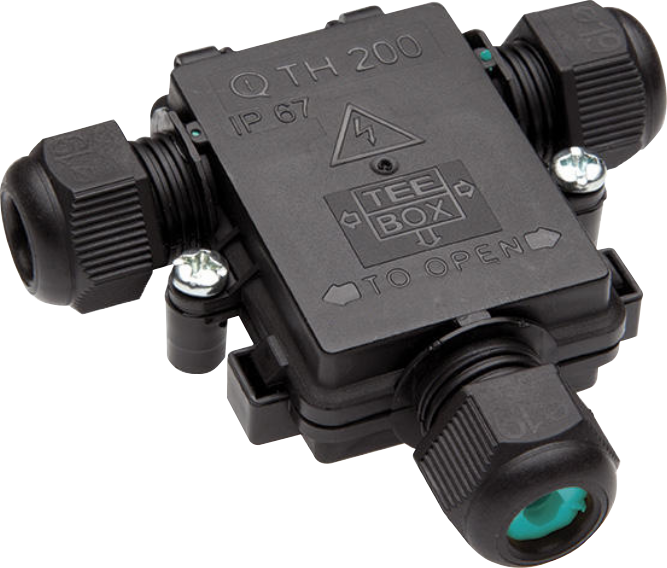 TEEBOX KIT 3 WAY CONNECTOR T 3P SCREW 16A IP67