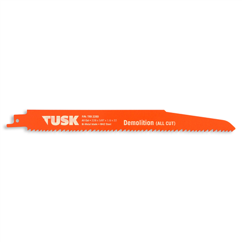 Tusk Sabra Saw Blades for Wood & Metal - 228 x 18 x 1 x 1.8/2.6 x