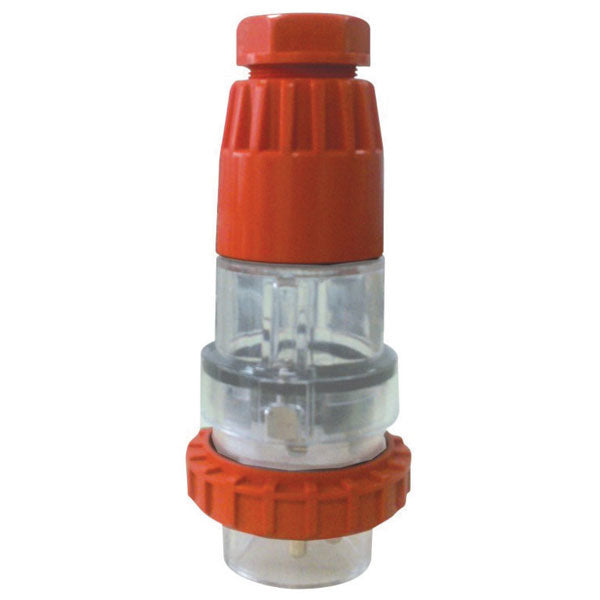 Tradesave Extension Plug Straight 4 Pin 32A Round . IP66. Stainless St ...