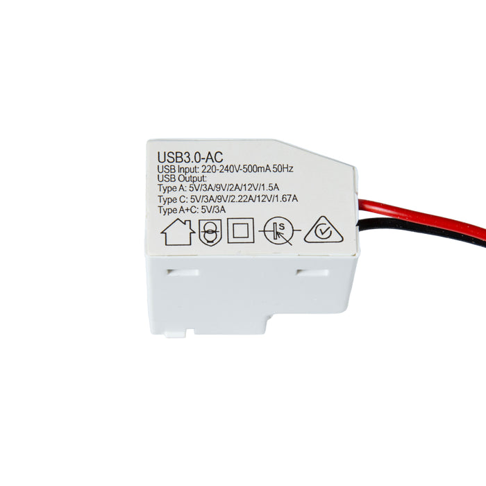 TRADESAVE USB-A/C Keystone Charging