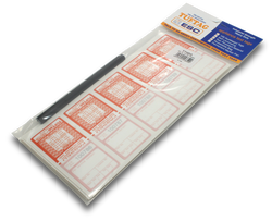 Elecsupp Tuftag Test tags heavy duty Orange