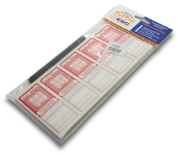 Elecsupp Tuftag Test tags heavy duty Red