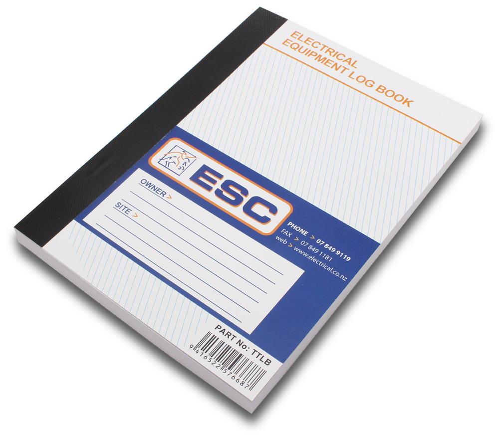 Elecsupp Tuftag Log book — Scott Electrical