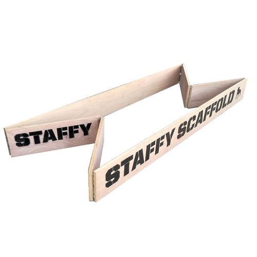Staffy  Toe board alloy foldable (750mm x 2m) - 1 per pack