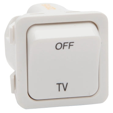 Pdl Switch 20A TV White