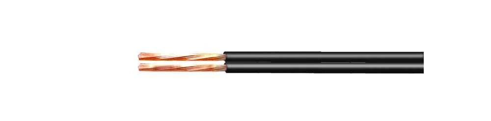 .75mm 2 core trurip black — Scott Electrical