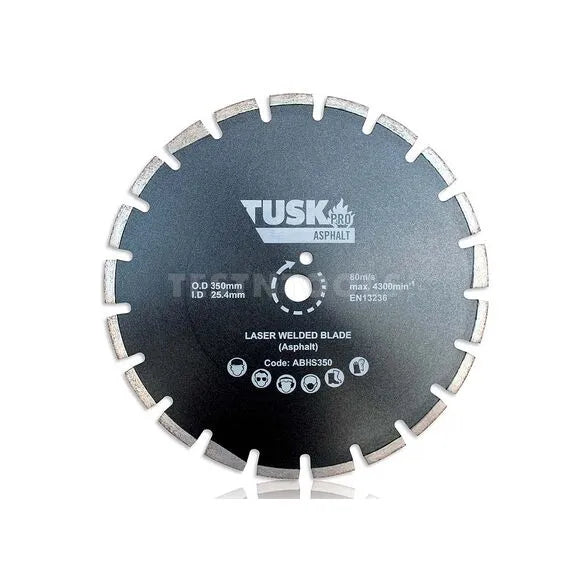 Tusk Asphalt Hand Saw Blades - 350 x 3.2/2.4 x 10 x 25.4PH
