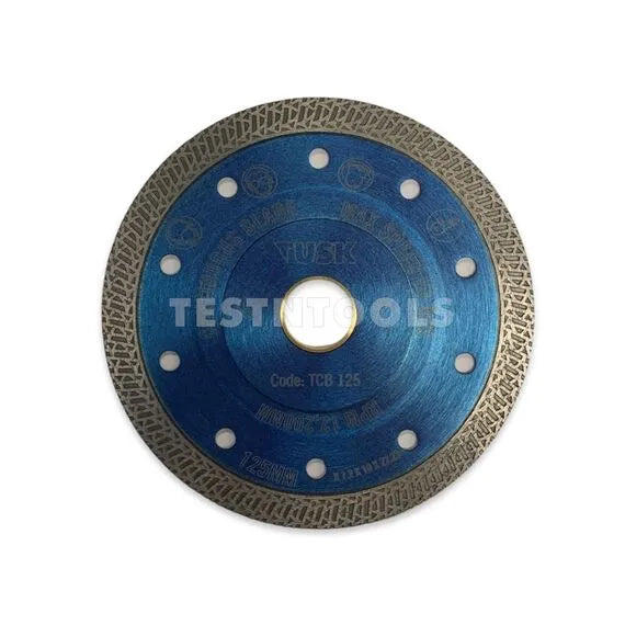 Tusk Continuous Tile Blades - 125 x 1.2/0.8 x 10 x 222.23 (22.23/