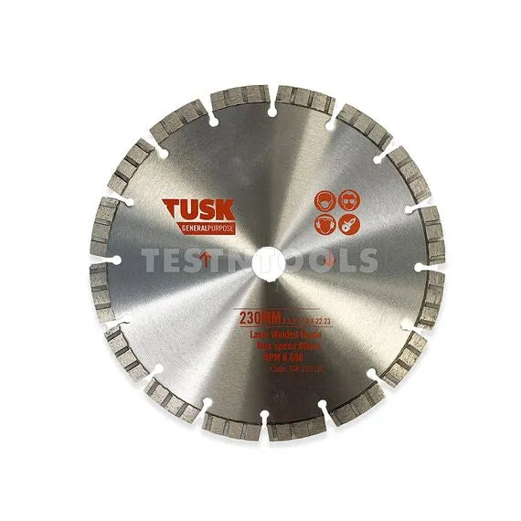 Tusk Laser Welded GP Blades - 230mmx10mmx22.23 Turbo Segments