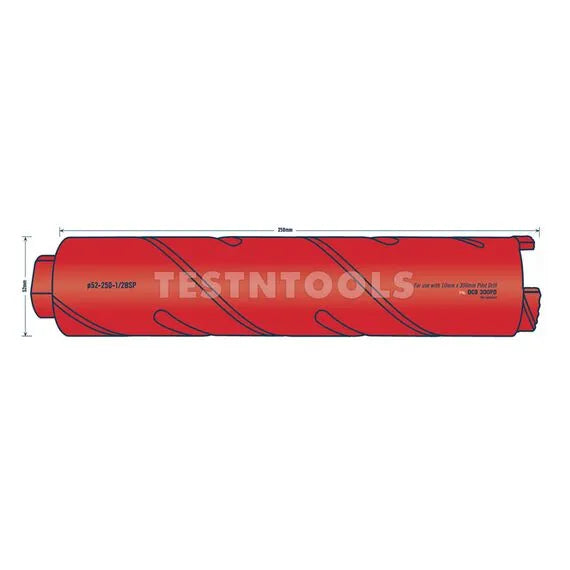 Tusk Diamond Core Bits - 51 x 265/250 x 3T x 1/2'BSP