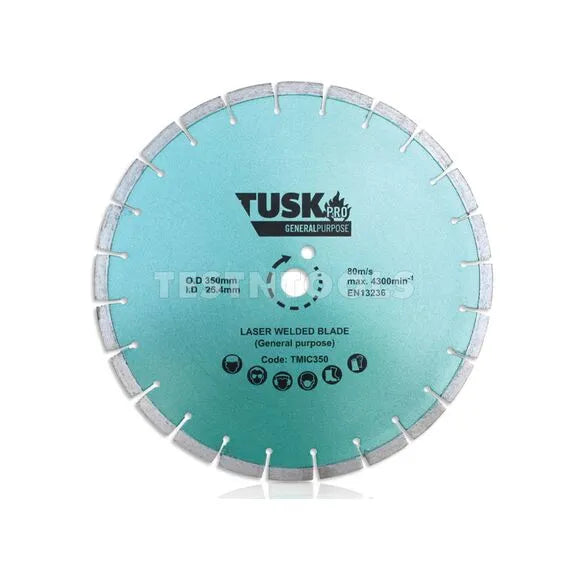 Tusk General Purpose Blades - 350 x 3.2/2.2 x 12 x 25.4PH