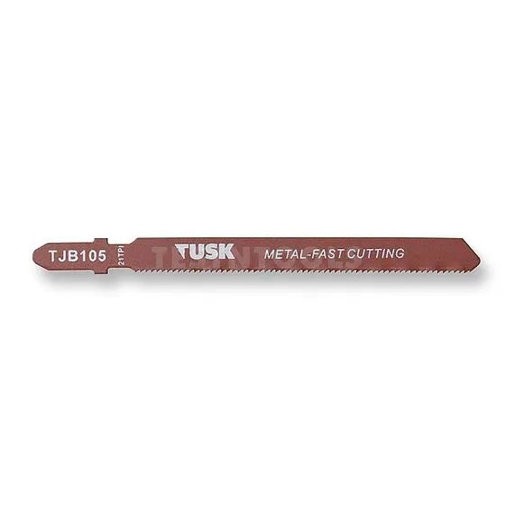 Tusk Jigsaw Blades for metal 100 x 21TPI BiM T-shank 2pc pack