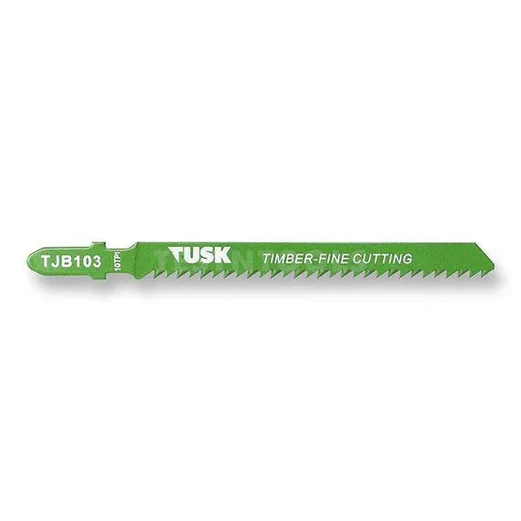Tusk Jigsaw Blades for timber 100 x 10TPI BiM T-shank 2pc pack