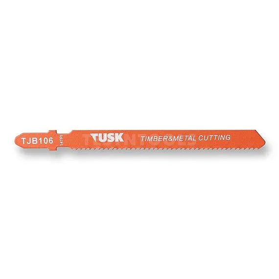 Tusk Jigsaw Blades for timber & metal 100 x 14TPI BiM T-shank 2pc