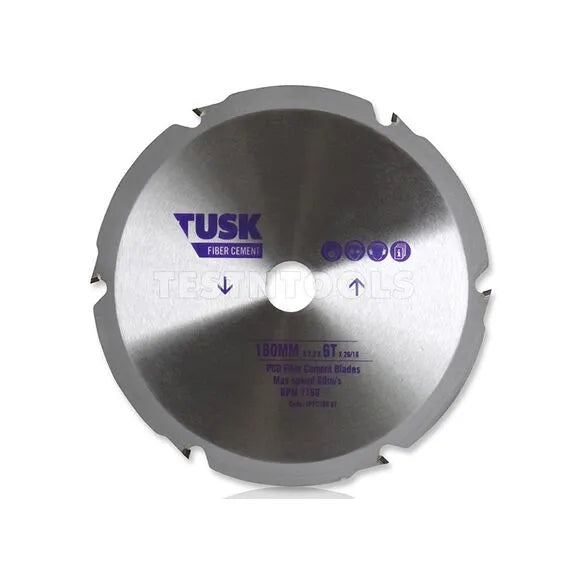 Tusk PCD Fiber Cement Blades - 305 x 2.6/2 x 8T x 30 (25.4/25/20/