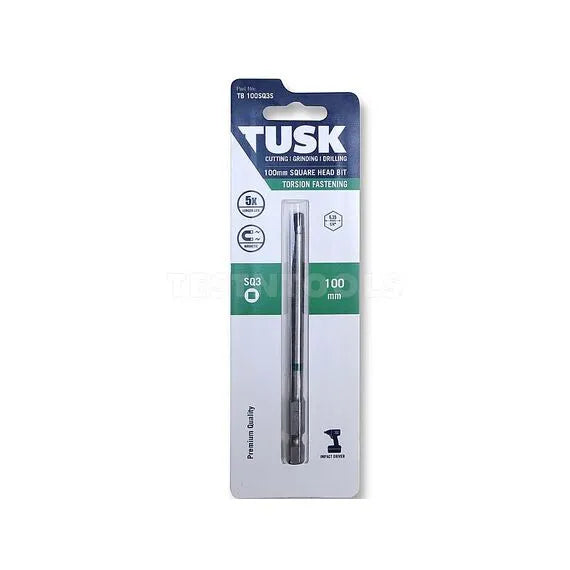 Tusk Torsion Bits - 100mm SQ3 x 1pc