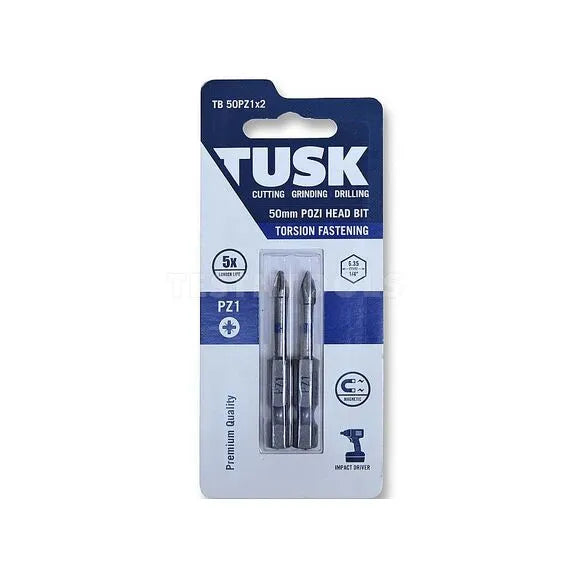 Tusk Torsion Bits - 50mm PZ1 x 2pc