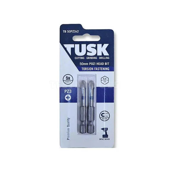 Tusk Torsion Bits - 50mm PZ3 x 2pc