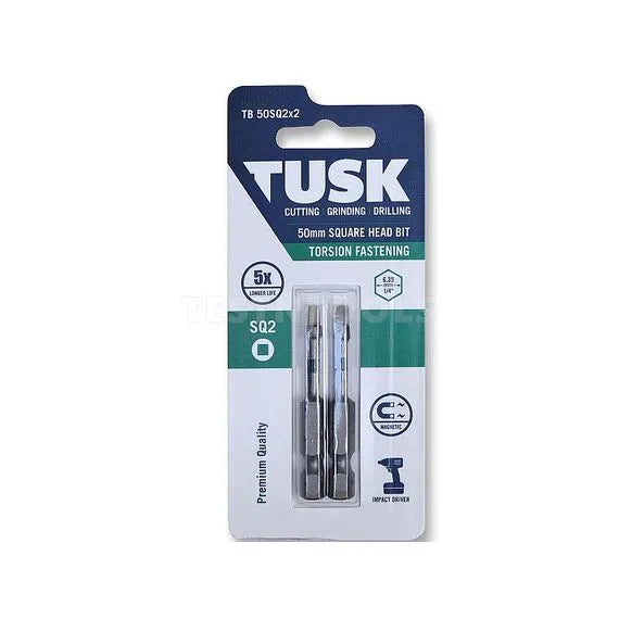 Tusk Torsion Bits - 50mm SQ2 x 2pc