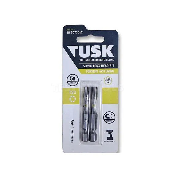 Tusk Torsion Bits 50mm Torx30 x 2pc