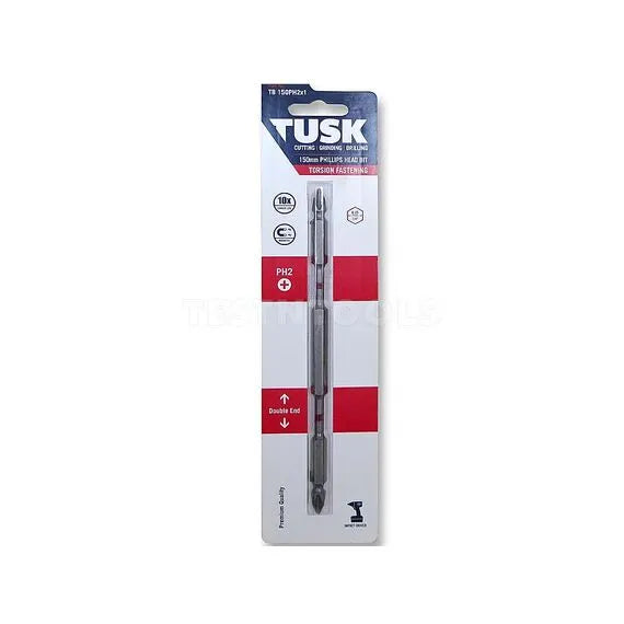 Tusk Torsion Bits - 150mm Double End PH2 x 1pc