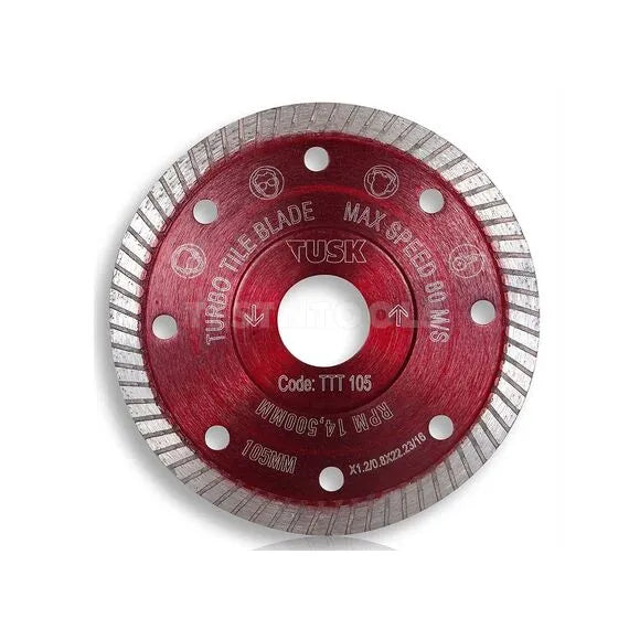 Tusk Turbo Tile Blades 125 x 1.2/0.8 x 8 x 22.23 (22.23/20)