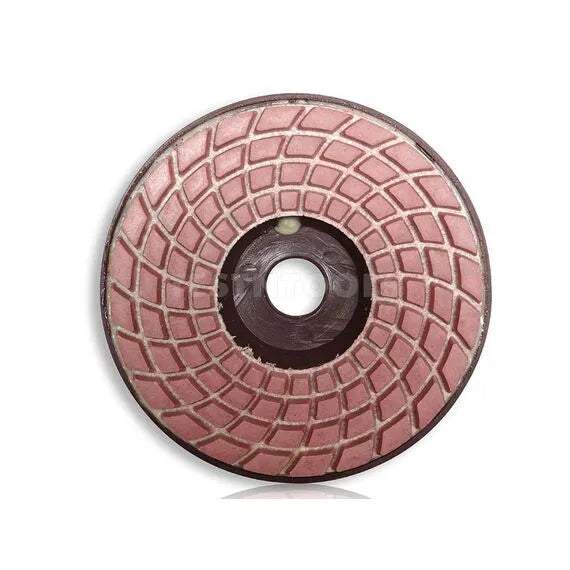 Tusk Polishing Pads with Plastic backer 100mm x 16mm 100# Dry & W