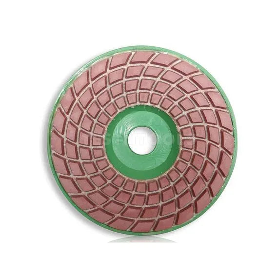 Tusk Polishing Pads with Plastic backer 100mm x 16mm 200# Dry & W