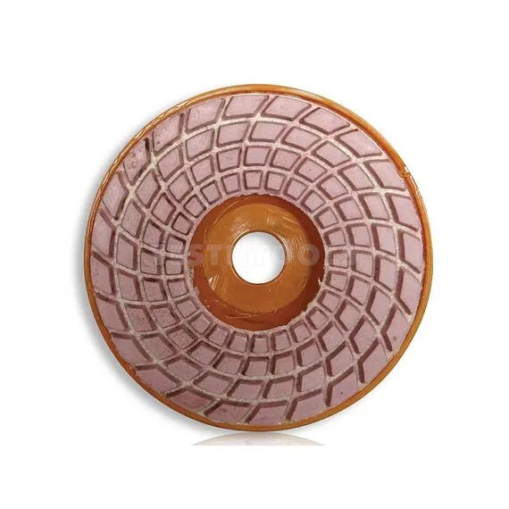 Tusk Polishing Pads with Plastic backer 100mm x 16mm 400# Dry & W