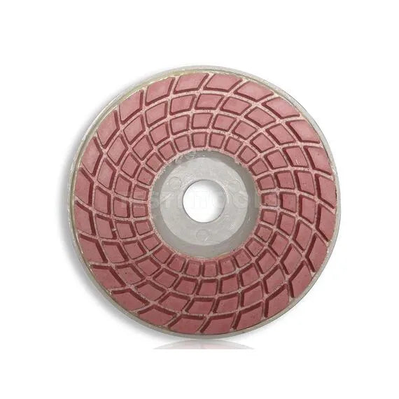Tusk Polishing Pads with Plastic backer 100mm x 16mm 50# Dry & We