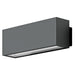 PROLUX LIGHT OUTDOOR WALL 2X6W UP/DN ALU BLACK IP54 3K 170X65X70