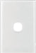 Vynco S/G URBAN 1G SWITCH PLATE ONLY