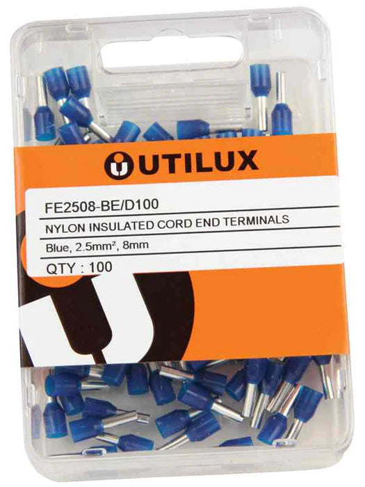 Utilux 100PKT BOOTLACE PIN  2.5mm2