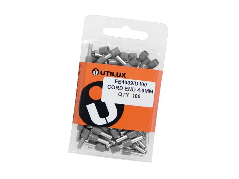 Utilux 100PKT BOOTLACE PIN 4.0mm2
