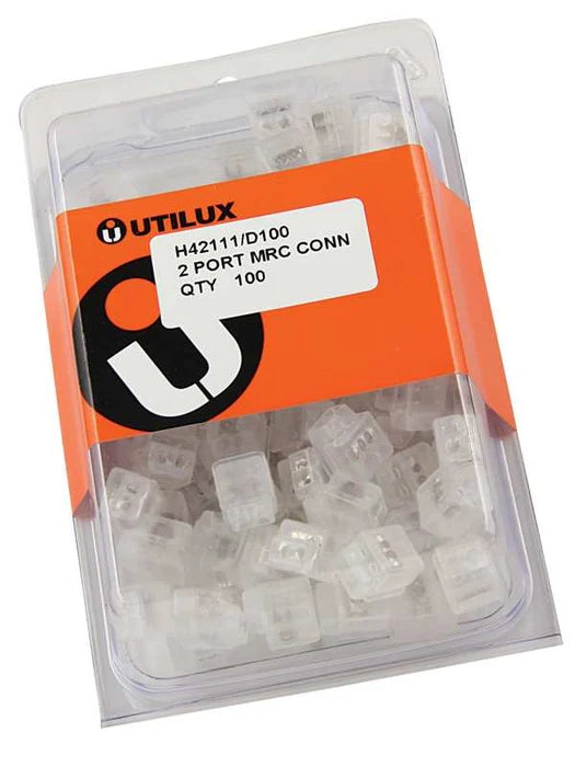 Utilux 100PKT TELSPLICE 2 PORT