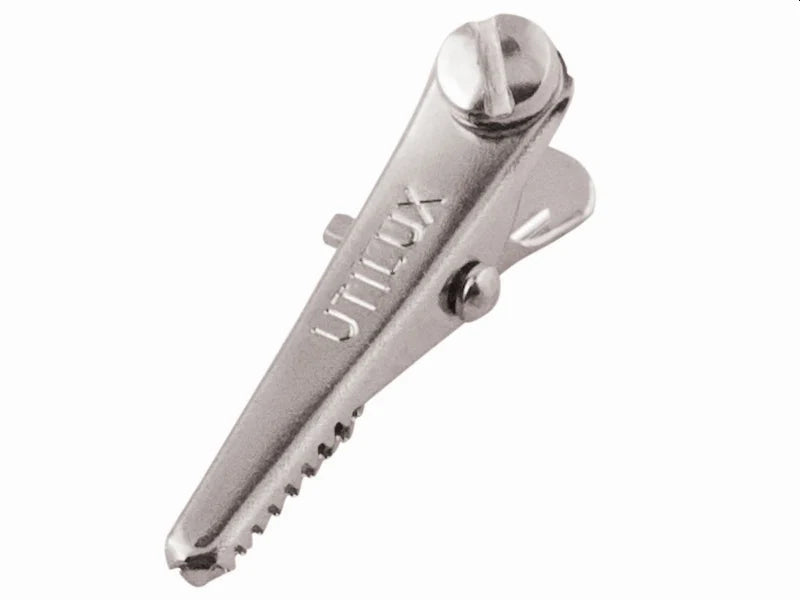 Utilux 12PKT 5APLATD. BRASS ALIGATOR TEST CLI