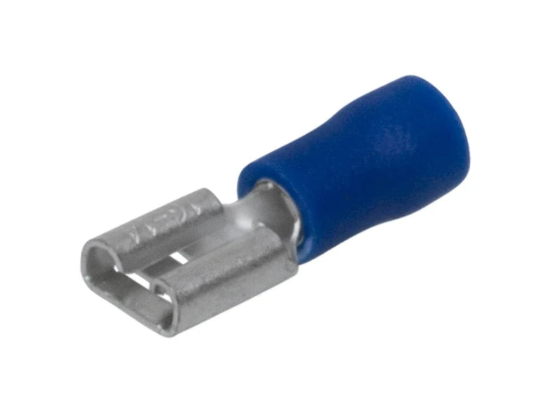 Utilux 100PKT PRE-INSULATED S/GRIP BL 1.5-2.5MM REC/6.3MM