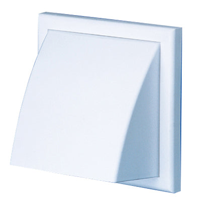 Smooth-Air Cowl wall mount 125mm with round flange