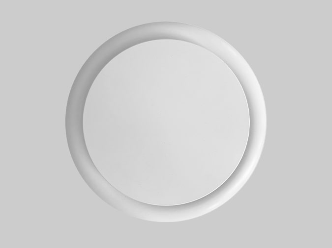 A/M RCHR GRILLE FIX 125mm WHTÂ 