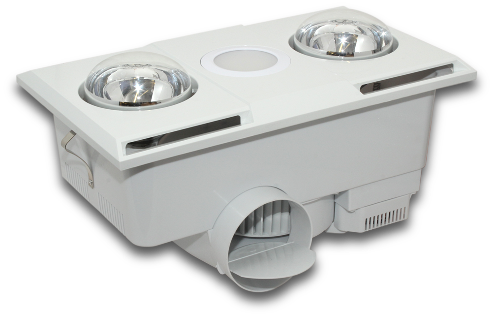 Elecsupp Ventair Sirocco Heat/Fan/LED Light 2 heat lamp 390m3hr