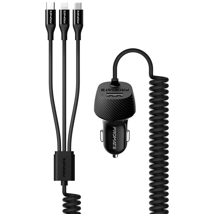 CDY PROMATE 3.4A Dual Car Charger with
