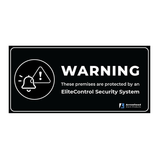 WARNING SURVEILLANCE CAMERAS STICKER W160xH80mm