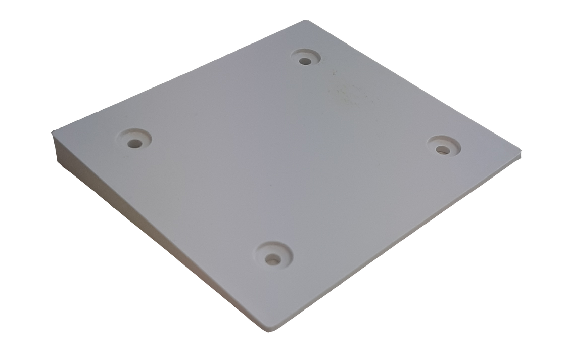 Sureset Mounting Block 122x110mm Light Grey for Weatherboard