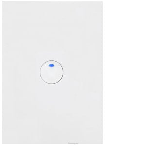 Hager Finesse KNX Switch With Neon 1 Gang