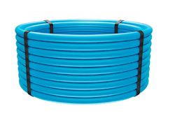 Waters & Farr WATER PIPE PE80 SDR11 PN12.5 25MM BLUE WATER JACKET 200MTR C