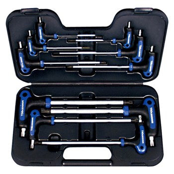 AmPro T22900 T-Handle Star Wrench Set 10pc - Star (T10, T15, T20,