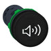 Schneider Harmony XB5, Complete buzzer, plastic, 22mm, continuous or intermittent tone, 230-240 V AC